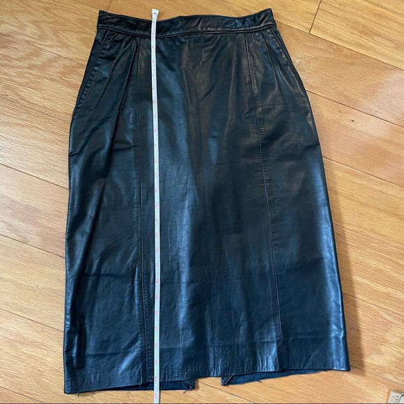 J. Percy for Marvin Richards Leather Skirt 8 (4) - Picture 9 of 11